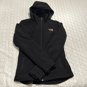 The North Face Windwall Jacket fleece lined hood size XS black